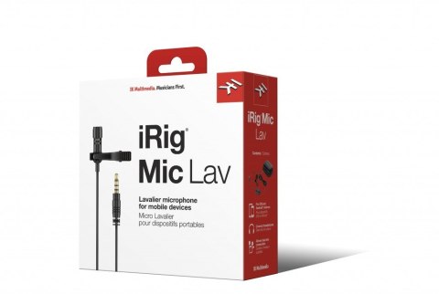 IK MULTIMEDIA IK iRig Mic Lav - Mikrofon pojemnościowy IK MULTIMEDIA IK iRig Mic Lav - Mikrofon pojemnościowy