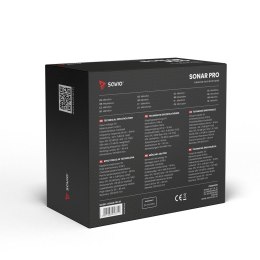 SAVIO SAVIO MIKROFON GAMINGOWY NA TRÓJNOGU Z PODŚWIETLENIEM SONAR PRO 01, USB, KOSZYK ANTYWSTRZĄSOWY