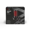 SAVIO SAVIO MIKROFON GAMINGOWY NA TRÓJNOGU Z PODŚWIETLENIEM SONAR PRO 01, USB, KOSZYK ANTYWSTRZĄSOWY