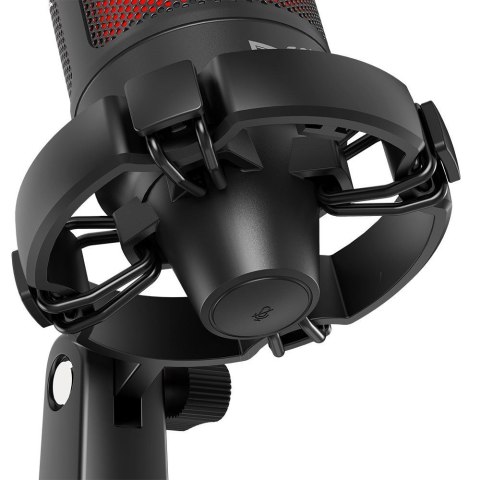 SAVIO SAVIO MIKROFON GAMINGOWY NA TRÓJNOGU Z PODŚWIETLENIEM SONAR PRO 01, USB, KOSZYK ANTYWSTRZĄSOWY SAVIO SAVIO MIKROFON GAMINGOWY NA TRÓJNOGU Z PODŚWIETLENIEM SONAR PRO 01, USB, KOSZYK ANTYWSTRZĄSOWY