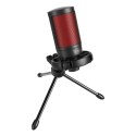 SAVIO SAVIO MIKROFON GAMINGOWY NA TRÓJNOGU Z PODŚWIETLENIEM SONAR PRO 01, USB, KOSZYK ANTYWSTRZĄSOWY