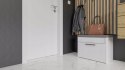 TOP E SHOP Szafka na buty ze schowkiem PARMA MINI 60x35xH49 biel