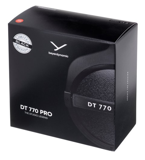 Beyerdynamic Beyerdynamic DT 770 PRO 250 OHM BLACK LIMITED EDITION - Słuchawki studyjne zamknięte Beyerdynamic Beyerdynamic DT 770 PRO 250 OHM BLACK LIMITED EDITION - Słuchawki studyjne zamknięte