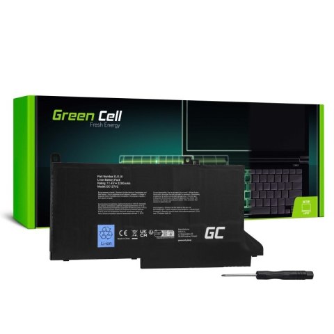 Green Cell GREEN CELL BATERIA DE127V2 DJ1J0 DO DELL LATITUDE 7280 7290 7380 7390 7480 7490 2700MAH 11.4V Green Cell GREEN CELL BATERIA DE127V2 DJ1J0 DO DELL LATITUDE 7280 7290 7380 7390 7480 7490 2700MAH 11.4V