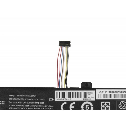 Green Cell GREEN CELL BATERIA LE118 L15C2PB3 L15L2PB4 L15M2PB3 L15S2TB0 DO LENOVO IDEAPAD 310 310-15IKB 510 510-15ISK 3500MAH 7.6V Green Cell GREEN CELL BATERIA LE118 L15C2PB3 L15L2PB4 L15M2PB3 L15S2TB0 DO LENOVO IDEAPAD 310 310-15IKB 510 510-15ISK 3500MAH 7.6V