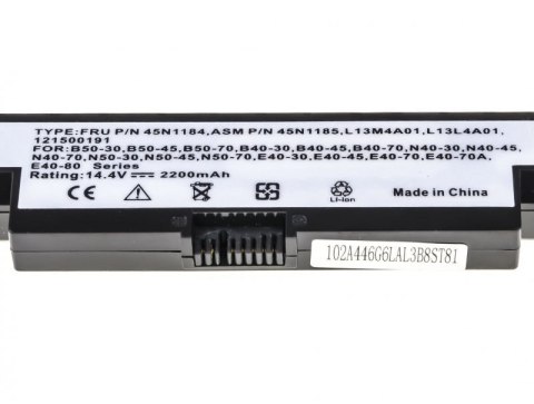 Green Cell GREEN CELL BATERIA LE69 DO LENOVO L13L4A01 2200 MAH 14.4V Green Cell GREEN CELL BATERIA LE69 DO LENOVO L13L4A01 2200 MAH 14.4V