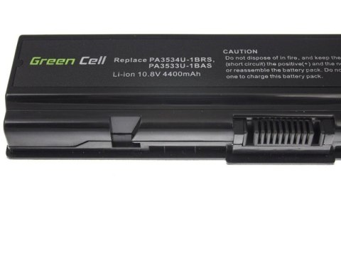 Green Cell GREEN CELL BATERIA TS01 DO TOSHIBA PA3534U-1BRS 4400 MAH 10.8V Green Cell GREEN CELL BATERIA TS01 DO TOSHIBA PA3534U-1BRS 4400 MAH 10.8V