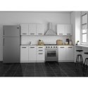TOP E SHOP KUCHNIA SET 2M BIAŁY MAT, BLAT ARTISAN