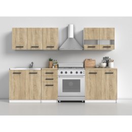 TOP E SHOP KUCHNIA SET 2M BIAŁY MAT/ SONOMA