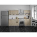 TOP E SHOP KUCHNIA SET 2M BIAŁY MAT/ SONOMA