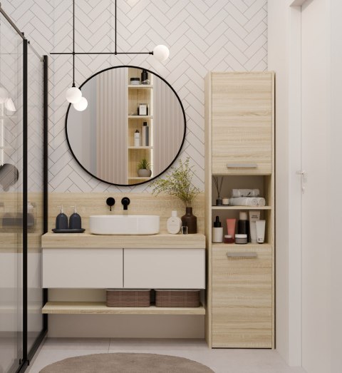 TOP E SHOP SZAFKA ŁAZIENKOWA 40 SONOMA TOP E SHOP SZAFKA ŁAZIENKOWA 40 SONOMA