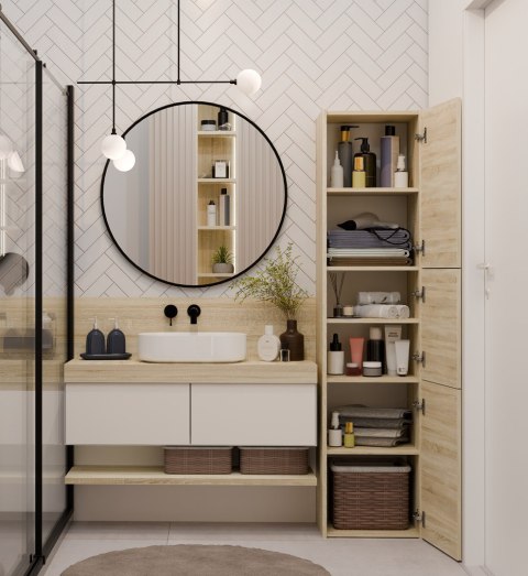 TOP E SHOP SZAFKA ŁAZIENKOWA 43 SONOMA TOP E SHOP SZAFKA ŁAZIENKOWA 43 SONOMA