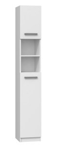TOP E SHOP SZAFKA ŁAZIENKOWA MARBELA 32CM REGAŁ SŁUPEK BIAŁY