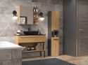 TOP E SHOP Szafka łazienkowa NEL I 31x30xH174 antracyt/artisan