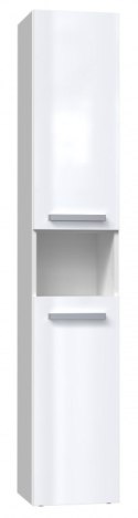 TOP E SHOP Szafka łazienkowa NEL I 31x30xH174 biel połysk