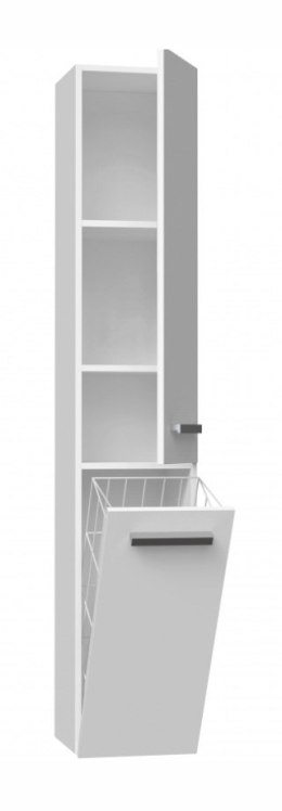 TOP E SHOP Szafka łazienkowa NEL IV 31x30xH174 biel połysk
