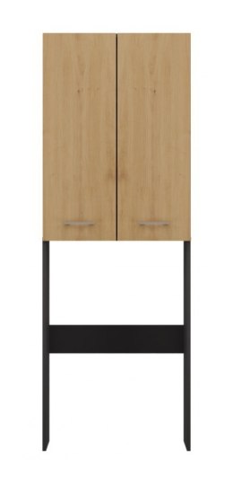 TOP E SHOP Szafka łazienkowa POLA DD 64x30xH180 antracyt/artisan
