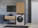 TOP E SHOP Szafka łazienkowa POLA DD 64x30xH180 antracyt/artisan