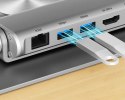 UNITEK UNITEK PODSTAWKA POD LAPTOP + HUB USB-C, HDMI 1.4, 4K, PD 100W