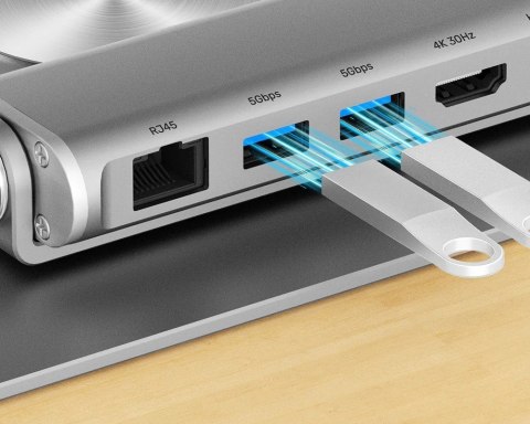 UNITEK UNITEK PODSTAWKA POD LAPTOP + HUB USB-C, HDMI 1.4, 4K, PD 100W UNITEK UNITEK PODSTAWKA POD LAPTOP + HUB USB-C, HDMI 1.4, 4K, PD 100W