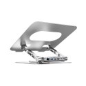 UNITEK UNITEK PODSTAWKA POD LAPTOP + HUB USB-C, HDMI 1.4, 4K, PD 100W