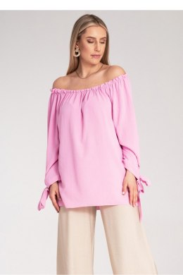 Bluzka Model M1133 Pink - Figl