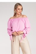 Bluzka Model M1133 Pink - Figl