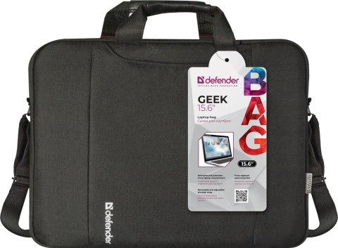 Defender DEFENDER TORBA DO LAPTOPA GEEK 15.6" CZARNA 26084 Defender DEFENDER TORBA DO LAPTOPA GEEK 15.6" CZARNA 26084