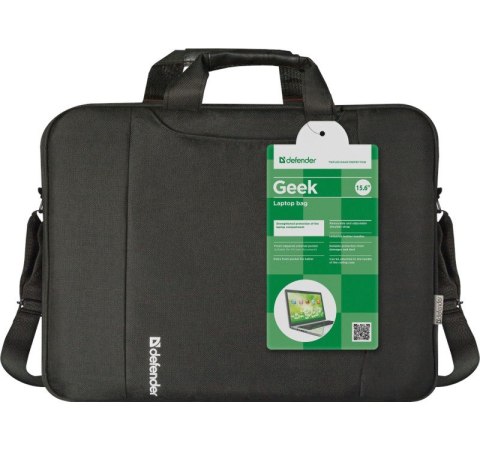 Defender DEFENDER TORBA DO LAPTOPA GEEK 15.6" CZARNA 26084 Defender DEFENDER TORBA DO LAPTOPA GEEK 15.6" CZARNA 26084