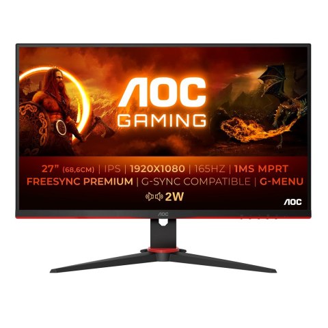 AOC MONITOR AOC LED 27" 27G2SPAE/BK 165Hz AOC MONITOR AOC LED 27" 27G2SPAE/BK 165Hz