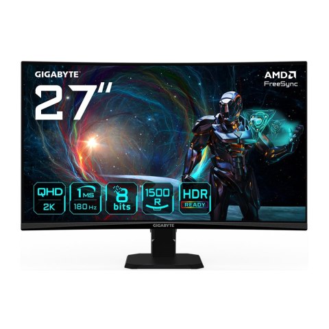 Gigabyte MONITOR GIGABYTE LED 27" GS27QCA 180Hz Gigabyte MONITOR GIGABYTE LED 27" GS27QCA 180Hz