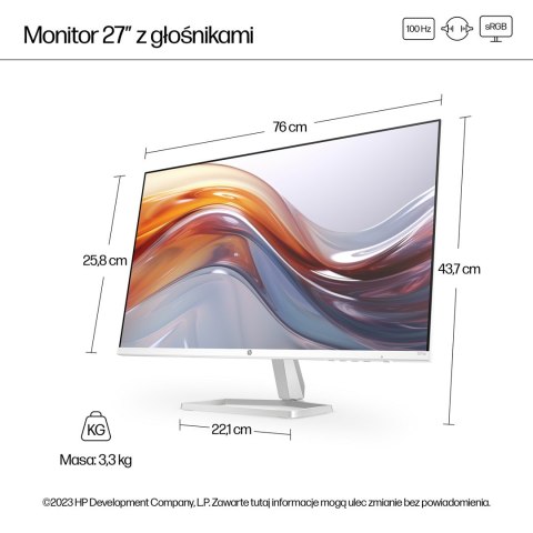 Hewlett-Packard MONITOR HP LED IPS 27" 527sa (94F48E9) 100Hz Hewlett-Packard MONITOR HP LED IPS 27" 527sa (94F48E9) 100Hz