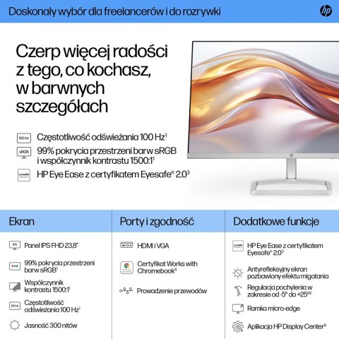 Hewlett-Packard MONITOR HP LED 23,8" 524sf (94C17E9) Hewlett-Packard MONITOR HP LED 23,8" 524sf (94C17E9)