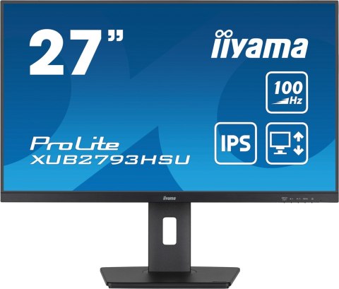 IIYAMA MONITOR IIYAMA LED 27" XUB2793HSU-B7 100Hz IIYAMA MONITOR IIYAMA LED 27" XUB2793HSU-B7 100Hz