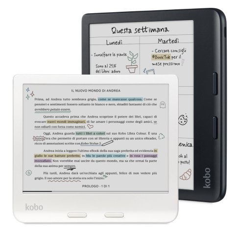 KOBO Ebook Kobo Libra Colour 7" E-Ink Kaleido 3 32GB WI-FI Black KOBO Ebook Kobo Libra Colour 7" E-Ink Kaleido 3 32GB WI-FI Black
