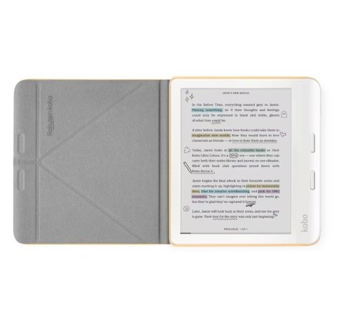 KOBO Etui Kobo Libra Colour SleepCover Case Butter Yellow KOBO Etui Kobo Libra Colour SleepCover Case Butter Yellow