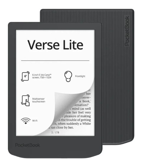 POCKETBOOK Ebook PocketBook Verse Lite 619 6" E-Ink Carta 8GB Wi-Fi Gray POCKETBOOK Ebook PocketBook Verse Lite 619 6" E-Ink Carta 8GB Wi-Fi Gray