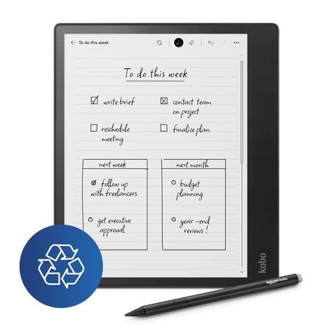 KOBO Ebook Kobo Elipsa 2E 10,3" 32GB Wi-Fi Black KOBO Ebook Kobo Elipsa 2E 10,3" 32GB Wi-Fi Black