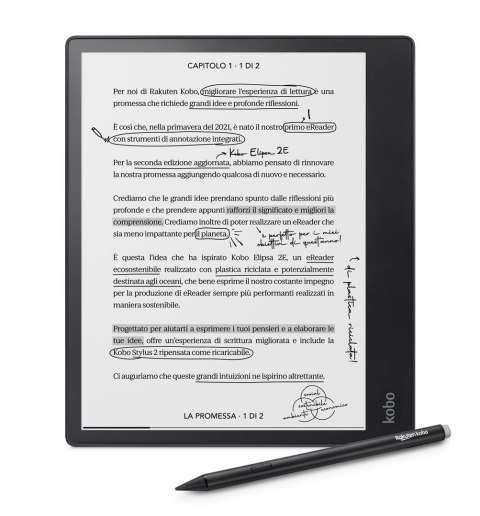 KOBO Ebook Kobo Elipsa 2E 10,3" 32GB Wi-Fi Black KOBO Ebook Kobo Elipsa 2E 10,3" 32GB Wi-Fi Black
