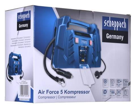 Scheppach Kompresor walizkowy Scheppach AIR-FORCE 5 Scheppach Kompresor walizkowy Scheppach AIR-FORCE 5