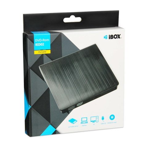IBOX IBOX ZEWNĘTRZNY NAPĘD DVD IED02 USB 3.0 IBOX IBOX ZEWNĘTRZNY NAPĘD DVD IED02 USB 3.0