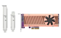 QNAP Qnap QM2-2P-344A,2 x M.2 PCIe SSD expansion card; 2x M.2 2280/22110 PCIe (Gen3 x4) SSDs; Low-profile/Full-height bracket