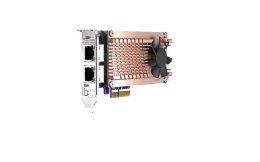 QNAP Qnap QM2-2P2G2T, 2 x PCIe 2280 M.2 SSD, PCIe Gen3 x4, 2x  Intel I225LM 2.5GbE RJ45
