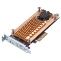 QNAP Qnap QM2-2S-220A, 2x M.2 22110/2280 SATA SSD, PCIe Gen2 x2, Low-profile/Full-height