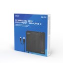 SAVIO SAVIO NAGRYWARKA ZEWNĘTRZNA TYPU SLIM CD/DVD R/RW - USB C/USB-A, AK-59
