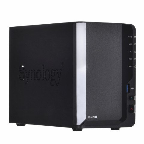 Synology NAS Synology DS224+; Tower; 2x (3.5" SATA HDD); Intel Celeron J4125;,2GB DDR4 (max. 6GB), 2x 1GbE RJ-45 Synology NAS Synology DS224+; Tower; 2x (3.5" SATA HDD); Intel Celeron J4125;,2GB DDR4 (max. 6GB), 2x 1GbE RJ-45