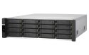 QNAP Qnap ES1686dc-2142IT-128G, 3U, 16 x 2.5"/3.5" SAS, Intel Xeon D-2142IT 8C/16T, 128GB DDR4 (64GB for each controller), 3 Gigabit 