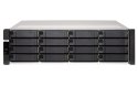QNAP Qnap ES1686dc-2142IT-96G, 3U, 16 x 2.5"/3.5" SAS, Intel Xeon D-2142IT 8C/16T, 96GB DDR4 (48GB for each controller), 3 Gigabit LA