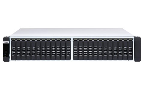 QNAP Qnap ES2486dc-2142IT-96G, 2U, 24 x 2.5" SAS, Intel Xeon D-2142IT 8C/16T, 96GB DDR4 (48GB for each controller), 3 Gigabit LAN, 4 