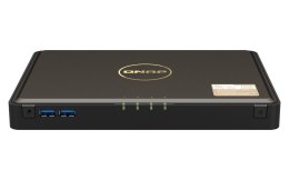 QNAP Qnap TBS-464-8G, Compact, 4 x M.2 2280 PCIe, Intel Celeron N5105/N5095 Quad Core, onboard 8GB DDR4 (not expandable), 2 x 2.5GbE,